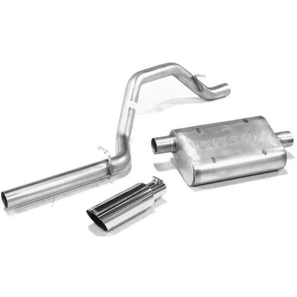 Gibson 617702 Stainless Steel Cat-Back System for 04-06 Jeep Wrangler TJ Unlimited with 4.0L I-6 Gasoline Engine