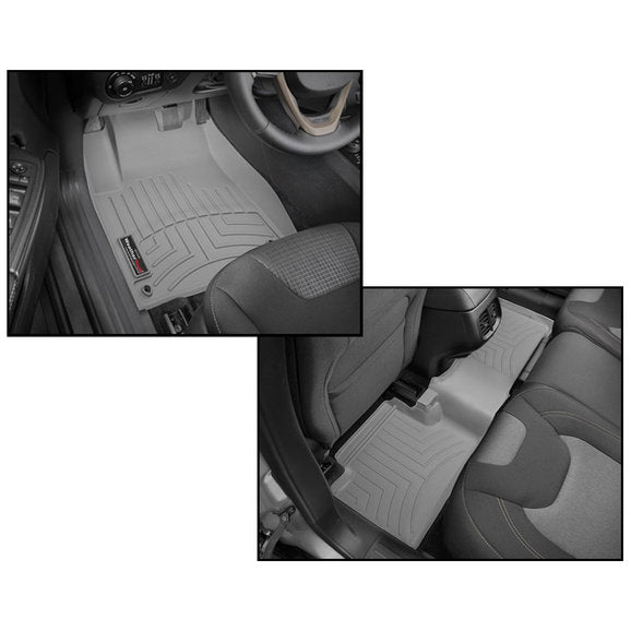 Load image into Gallery viewer, WeatherTech DigitalFit Front &amp; Rear FloorLiner for 15-21 Jeep Cherokee KL
