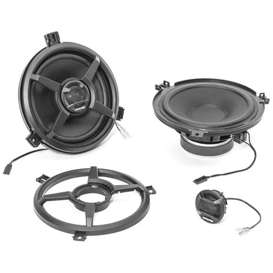 Alpine PSS-22WRA Waterproof Full Sound System Upgrade for 11-18 Jeep Wrangler Unlimited JK