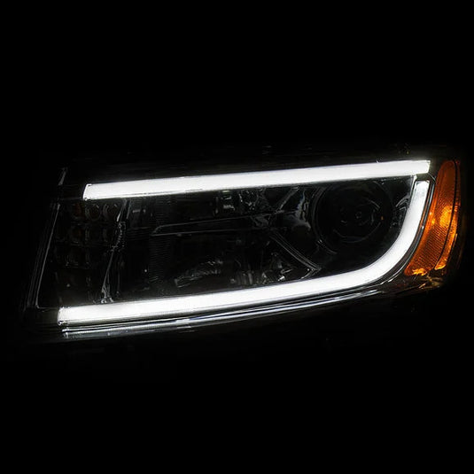 Anzo USA Projector Headlight with Plank Style Design for 14-15 Jeep Grand Cherokee WK2