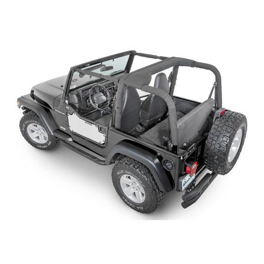 SpiderWebShade ShadeSkins for 97-06 Jeep Wrangler TJ with Rancho Tubular Doors