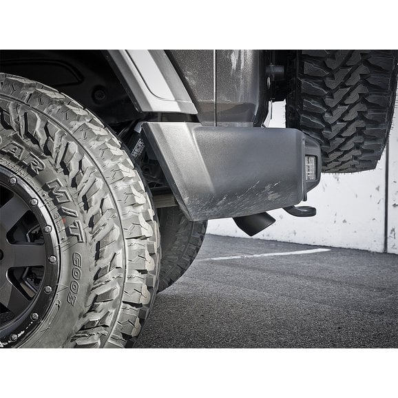 Load image into Gallery viewer, aFe Power Mach Force XP Hi-Tuck 409 Stainless Steel Axle-Back Exhaust System for 18-24 Jeep Wrangler JL
