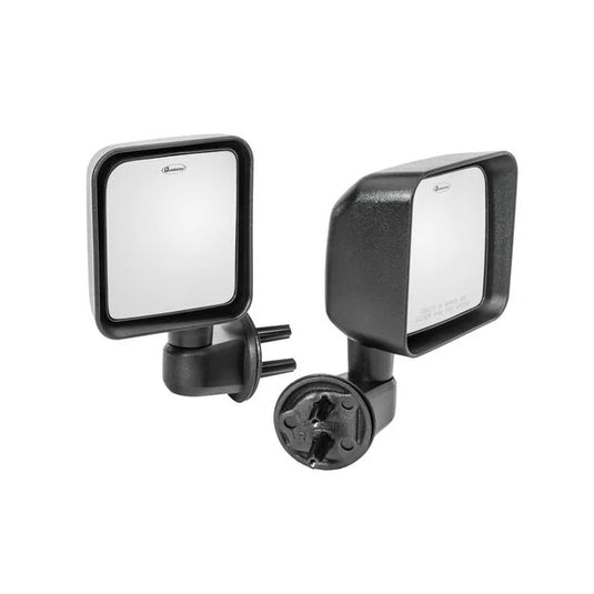 Quadratec Replacement Mirror in Black for 07-18 Jeep Wrangler JK