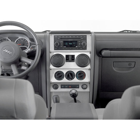 Load image into Gallery viewer, Warrior Products Dash Panel Overlay for 07-08 Jeep Wrangler Unlimited JK 4 Door with Power Windows
