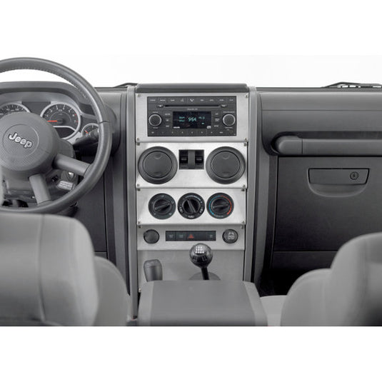 Warrior Products Dash Panel Overlay for 07-08 Jeep Wrangler Unlimited JK 4 Door with Power Windows