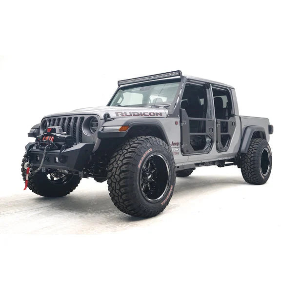 Load image into Gallery viewer, Fab Fours Front Stubby Bumper for 18-22 Jeep Wrangler JL &amp; Gladiator JT
