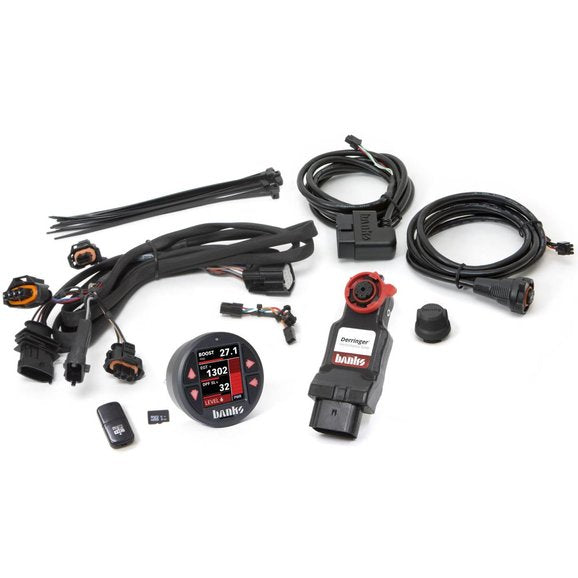 Load image into Gallery viewer, Banks Power 66797 Derringer Tuner with iDash SuperGauge DataMonster for 2020-24 Jeep Wrangler JL and Gladiator JT with 3.0L Engine
