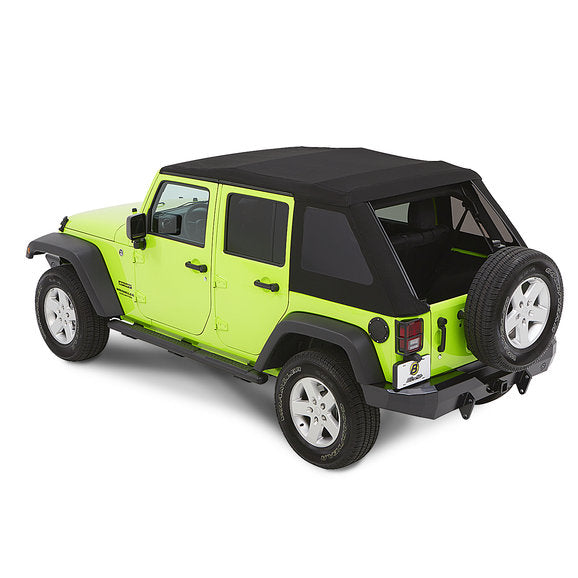 Load image into Gallery viewer, Bestop 54923-35 Trektop NX Glide Soft Top in Black Diamond for 07-18 Jeep Wrangler JK 4 Door
