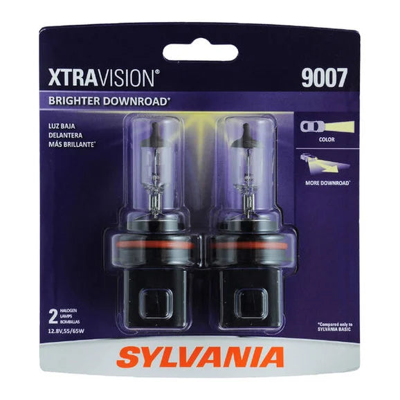 Load image into Gallery viewer, Sylvania 9007XV.BP2 #9007 XtraVision Halogen Headlight Bulb 2 Pack
