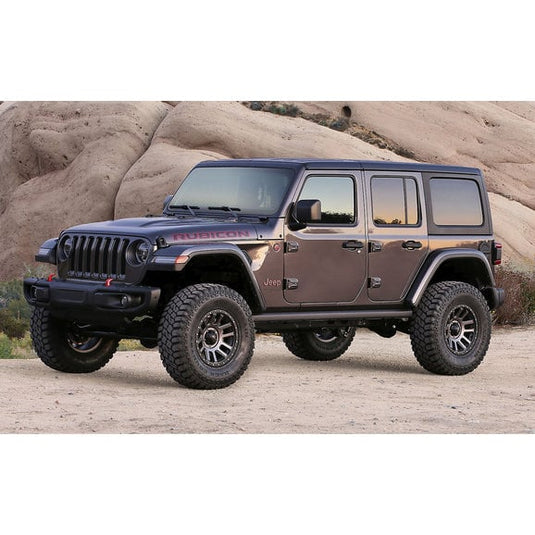 Fabtech 3" Sport Lift Kit with Dirt Logic 2.25 Remote Reservoir Shocks for 18-23 Jeep Wrangler JL Unlimited