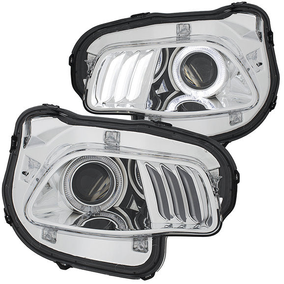 Load image into Gallery viewer, Anzo USA Projector Headlight with LED Halo for 14-18 Jeep Cherokee KL
