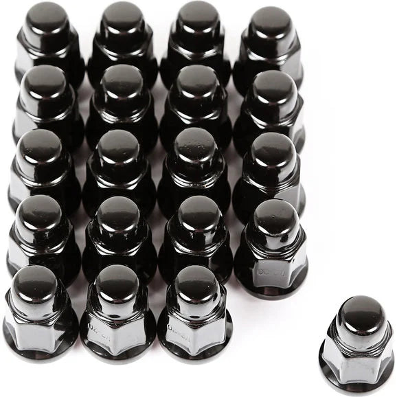 Load image into Gallery viewer, Rugged Ridge 16715.23 20 Piece Wheel Lug Set 1/2&quot;x20 Thread in Black
