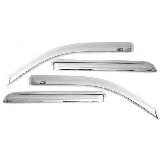 AVS 684252 Window Deflector Ventvisor Stick-On 4pc. Set in Chrome for 11-21 Jeep Grand Cherokee WK