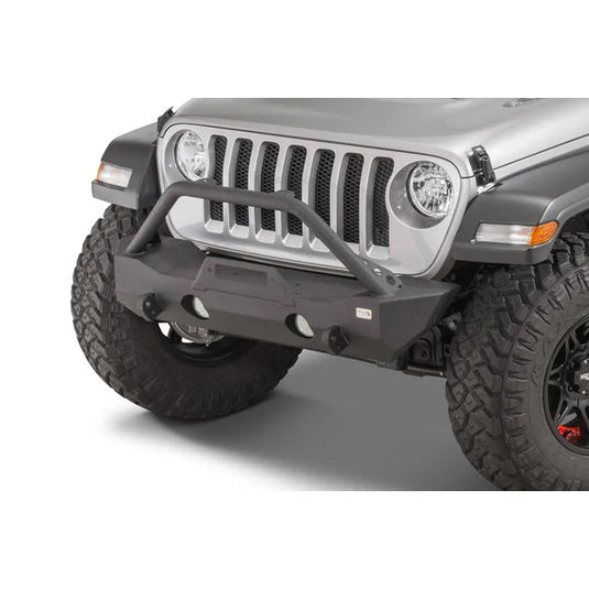 Fishbone Offroad FB22090 Mako Stubby Front Bumper for 18-24 Jeep Wrangler JL & Gladiator JT