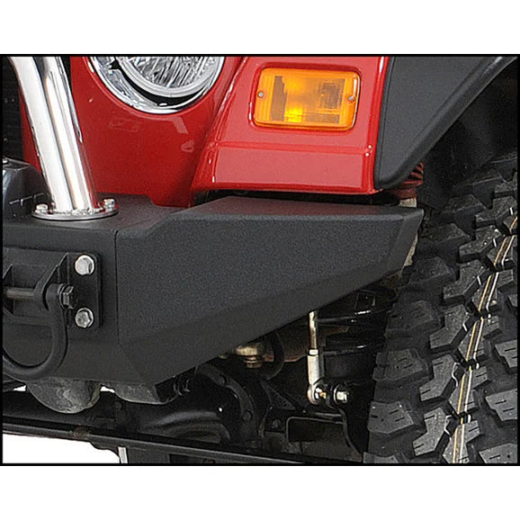 Load image into Gallery viewer, Rugged Ridge 11540.42 Modular XHD Front Bumper End Sections in Textured Black for 76-06 Jeep CJ-5, CJ-7, CJ-8 Scrambler, Wrangler YJ, TJ &amp; Unlimited
