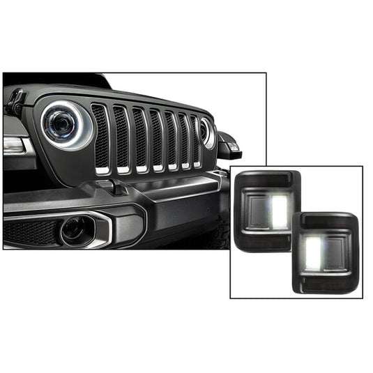 Oracle Lighting Oculus 9" Bi-LED Projector Headlights for 18-24 Jeep Wrangler JL & 20-24 Gladiator JT