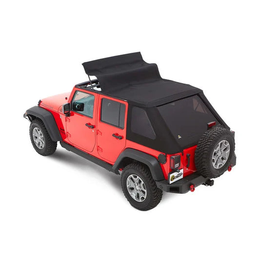 Bestop 5685368 All-New Trektop NX Twill Soft Top for 07-18 Jeep Wrangler JK 4 Door