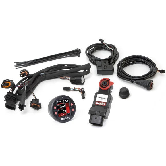 Load image into Gallery viewer, Banks Power 66798 Derringer Tuner with iDash SuperGauge for 2020-24 Jeep Wrangler JL and Gladiator JT with 3.0L Engine
