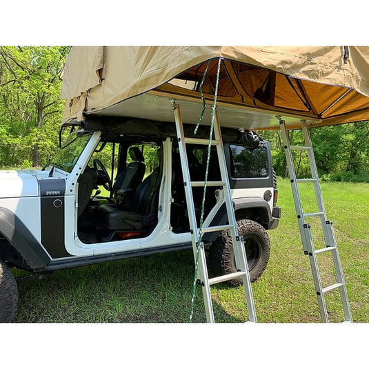 Exposed Racks Hardtop Tent Roof Rack for 07-18 Jeep Wrangler Unlimited JK 4-Door