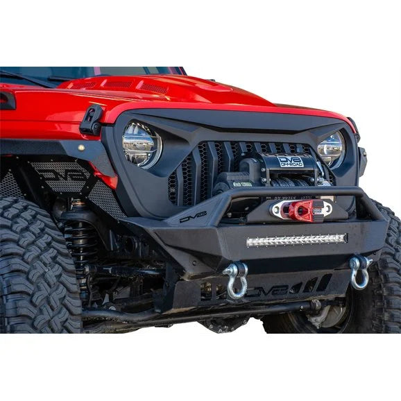 Load image into Gallery viewer, DV8 Offroad GRJL-01 Replacement Grill-Black for 18-20 Jeep Wrangler JL &amp; Gladiator JT
