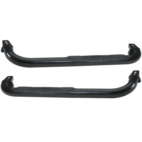 Rampage Products 8627 Endurance Side Bars in Powdercoated Black for 07-18 Jeep Wrangler JK 2 Door