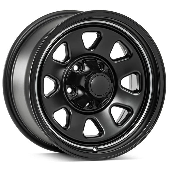 Load image into Gallery viewer, Quadratec CJ Retro Alloy Wheel for 07-22 Jeep Wrangler JK, JL and Gladiator JT
