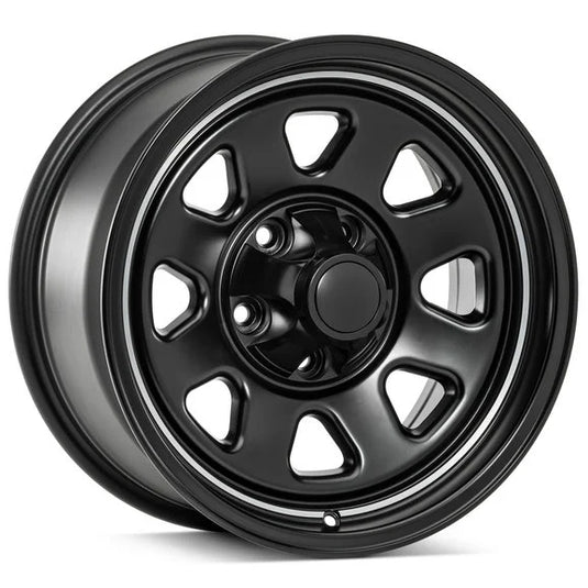 Quadratec CJ Retro Alloy Wheel for 07-22 Jeep Wrangler JK, JL and Gladiator JT