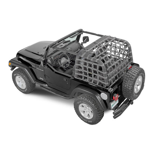 Dirtydog 4X4 Rear Netting for 04-06 Jeep Wrangler Unlimited TJ