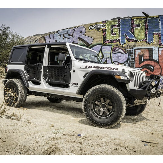 Body Armor JL-6150 Gen III Rear Trail Doors for 18-24 Jeep Wrangler JL & Gladiator JT