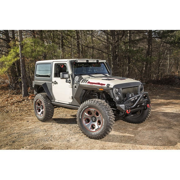 Load image into Gallery viewer, Rugged Ridge XHD Rear Armor Fenders for 07-18 Jeep Wrangler JK
