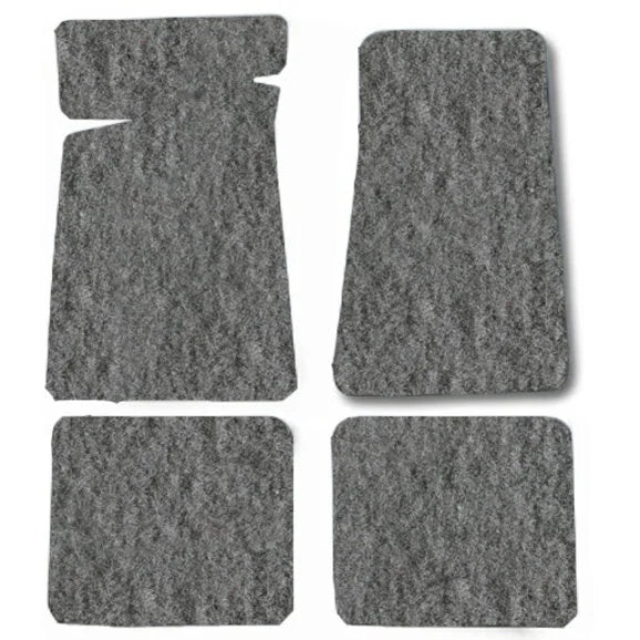 Auto Custom Carpets 17360-02-857 Custom Fit Carpet Floor Mat 4-Piece Set in Medium Grey for 02-07 Jeep Liberty KJ