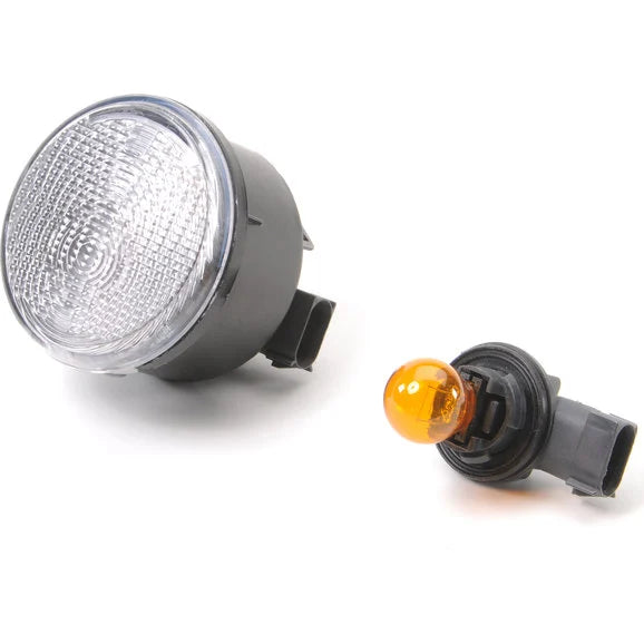 Load image into Gallery viewer, Crown Automotive Clear Parking Lamp with Amber Bulb for 07-18 Jeep Wrangler JK
