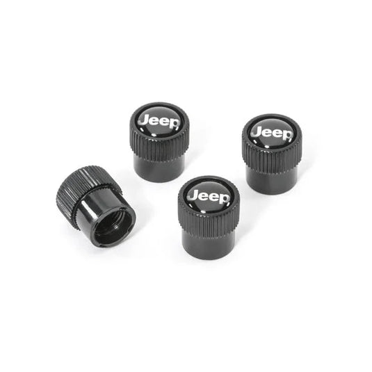 Mopar Jeep Logo Valve Stem Caps