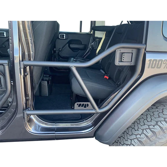 Warrior Products 6774 Rear Adventure Tube Doors for 18-24 Jeep Wrangler JL Unlimited & Gladiator JT