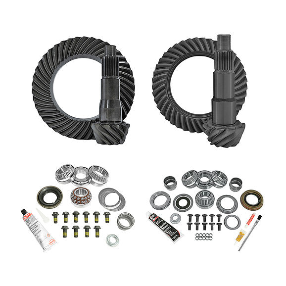 Load image into Gallery viewer, Yukon Gear &amp; Axle Complete Front &amp; Rear Ring and Pinion Kit for 18-24 Jeep Wrangler JL and Gladiator JT
