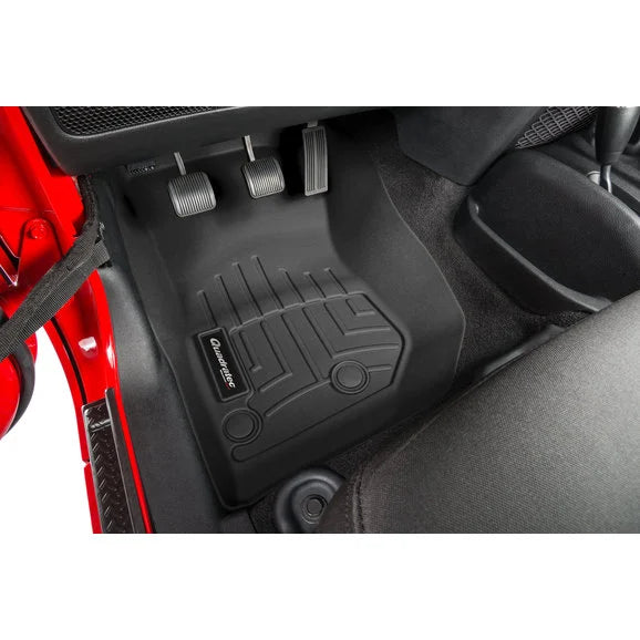 Load image into Gallery viewer, Quadratec DigitalFit Front Liners by WeatherTech for 14-18 Jeep Wrangler JK
