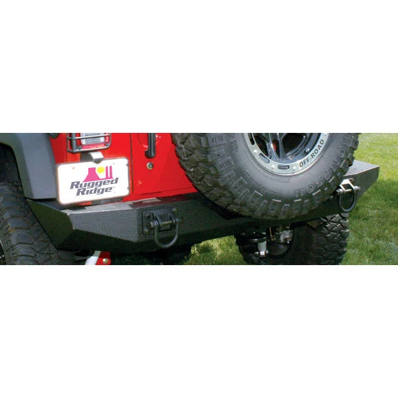 Load image into Gallery viewer, Rugged Ridge 11546.20 Xtreme Heavy Duty Rear Bumper for 07-18 Jeep Wrangler JK
