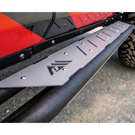 Load image into Gallery viewer, Paramount Automotive 81-20600 Gen 2 Tri-Tube Rock Sliders for 18-22 Jeep Wrangler Unlimited JL 4-Door
