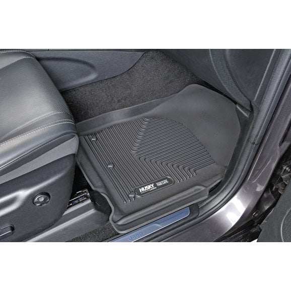 Load image into Gallery viewer, Husky Liners 53561 X-Act Contour Front Floor Liners in Black for 11-18 Jeep Grand Cherokee WK2
