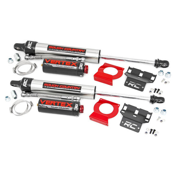 Load image into Gallery viewer, Rough Country Front Adjustable Vertex Shocks for 18-24 Jeep Wrangler JL &amp; Gladiator JT
