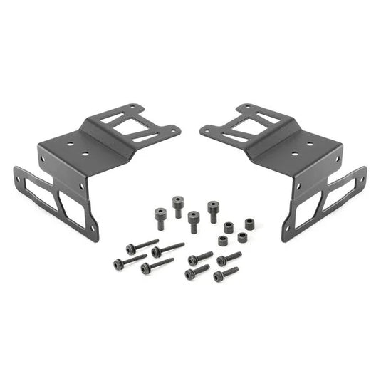 Mopar 82215427AB A-Pillar Light Brackets for 18-24 Jeep Wrangler JL & Gladiator JT