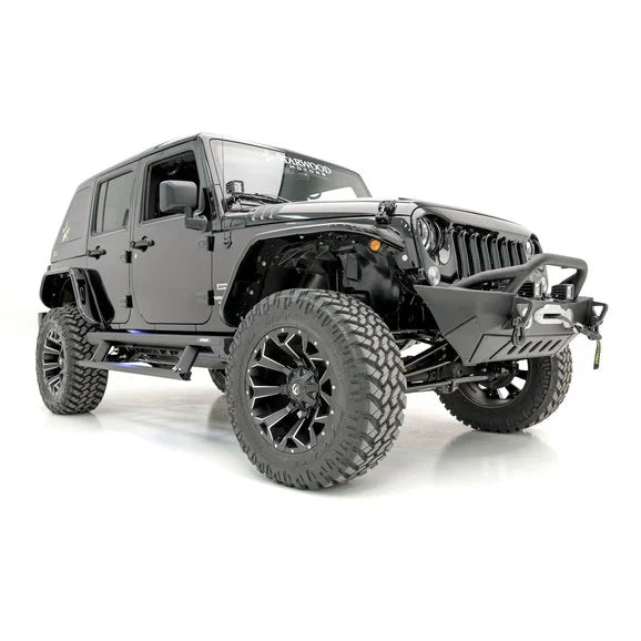 Load image into Gallery viewer, Aries ActionTrac Powered Running Boards for 07-18 Jeep Wrangler Unlimited JK
