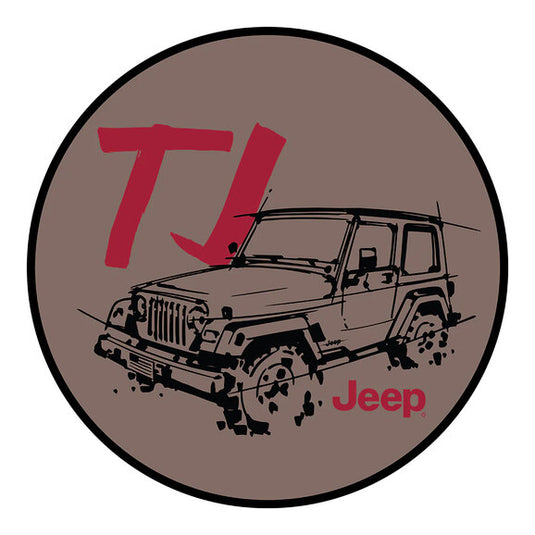 Jeep Merchandise 4" Jeep Logo Circle Jeep Sticker