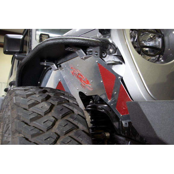 Load image into Gallery viewer, Fishbone Offroad Aluminum Inner Fenders for 18-24 Jeep Wrangler JL &amp; Gladiator JT
