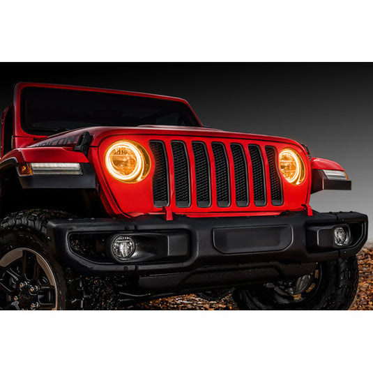 Oracle Lighting Waterproof Surface Mount LED Headlight Halo Kit for 18-20 Jeep Wrangler JL