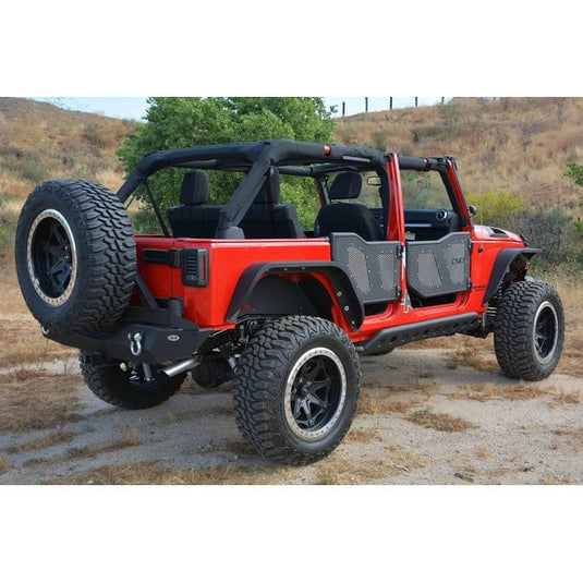 DV8 Offroad Mesh replacement Screen Kit for 07-18 Jeep Wrangler JK & Unlimited JK DV8 Rock Doors