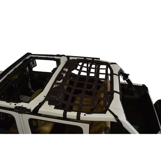 Dirtydog 4X4 Rear Seat Netting for 18-20 Jeep Wrangler JL Unlimited