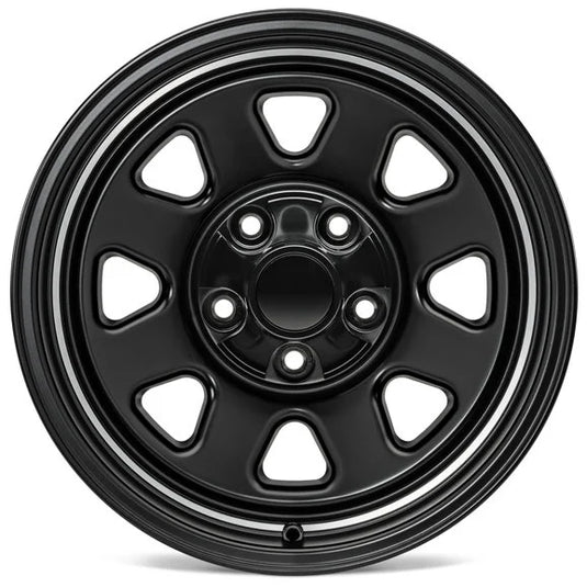 Quadratec CJ Retro Alloy Wheel for 07-24 Jeep Wrangler JK, JL and Gladiator JT