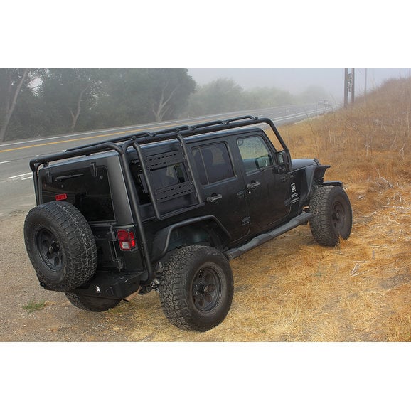 Load image into Gallery viewer, Body Armor JK-7100 Gen 2 Cargo Roof Rack for 07-18 Jeep Wrangler JK Unlimited 4-Door
