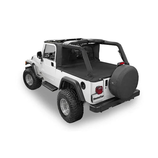 MasterTop 14810024 Ultimate Summer Combo in MasterTwill Fabric for 04-06 Jeep Wrangler Unlimited LJ